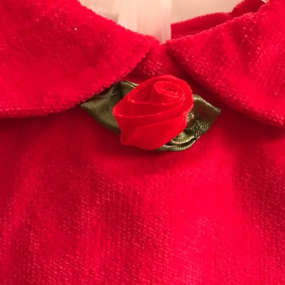 Basic Editions Red Rose Infant girls 2 piece pant set 12 months
